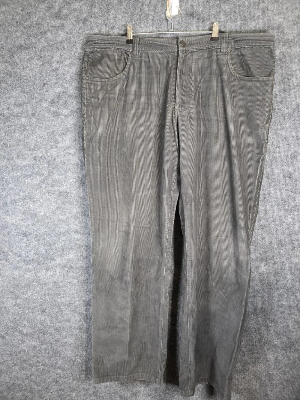 Patagonia Corduroy Pants Mens 40 Gray Organic Cotton Straight Leg 58220FO Stain